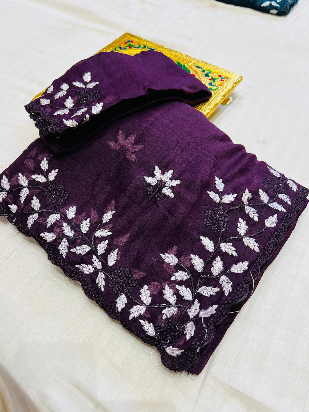 Kashmiri Work Saree