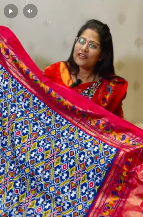 Ikkat Patola Silk Saree