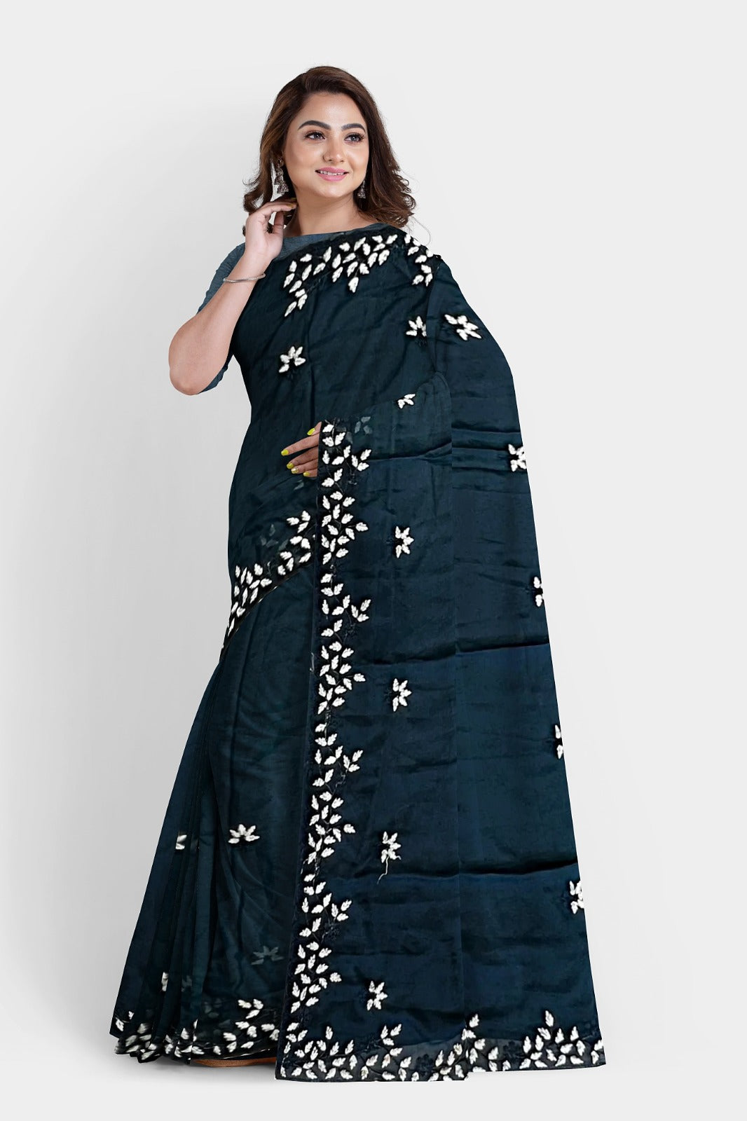 Kashmiri Work Saree